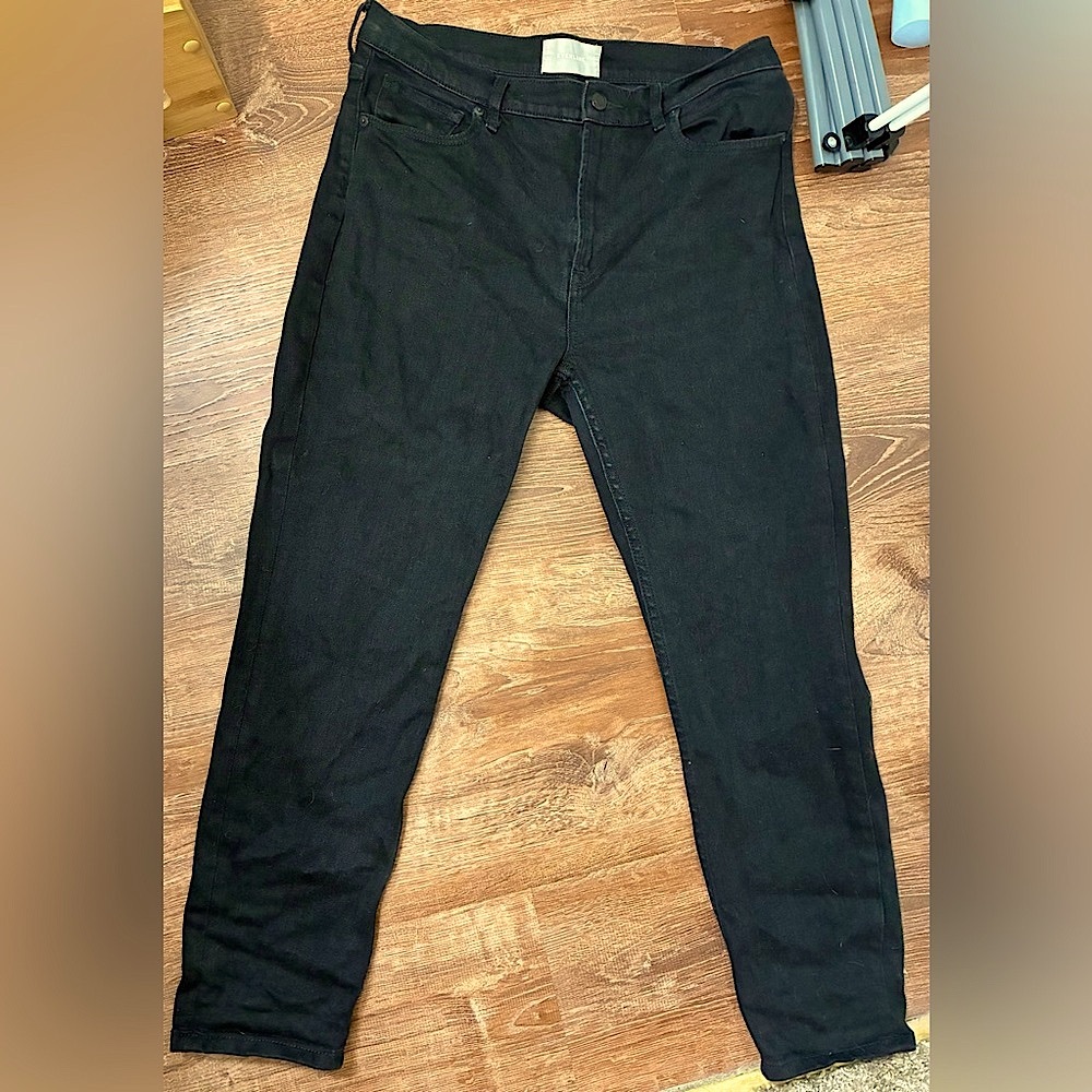Everlane - Black Skinny Jeans - Sz 31 Ankle (GUC)
